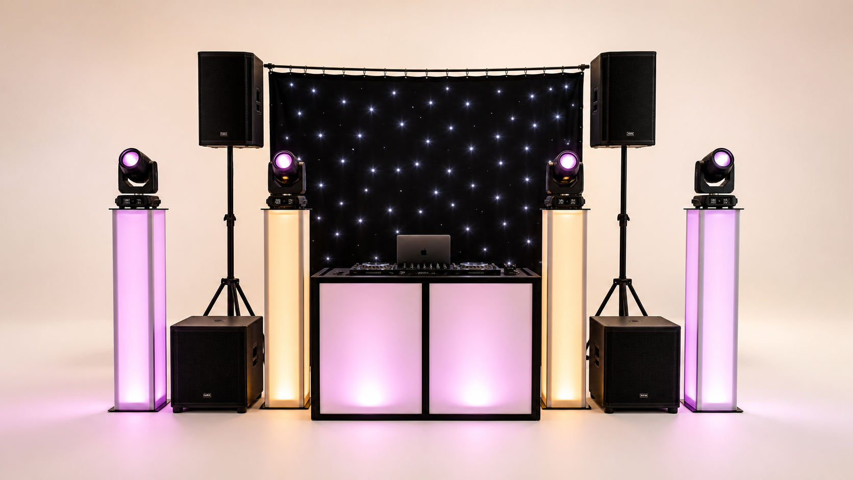 Exclusief DJ show met sterrendoek