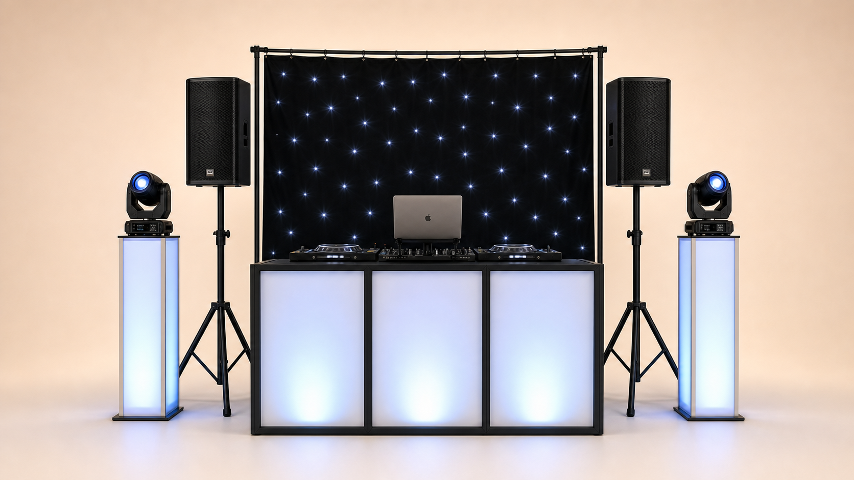 Luxe DJ show met sterrendoek