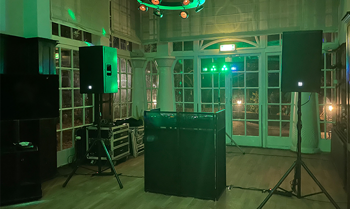 Standaard DJ show voor verjaardag